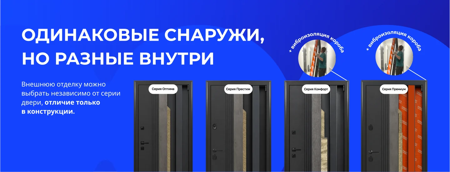 Одинаковые снаружи, но разные внутри: серии Оптима, Престиж, Комфорт и Премиум